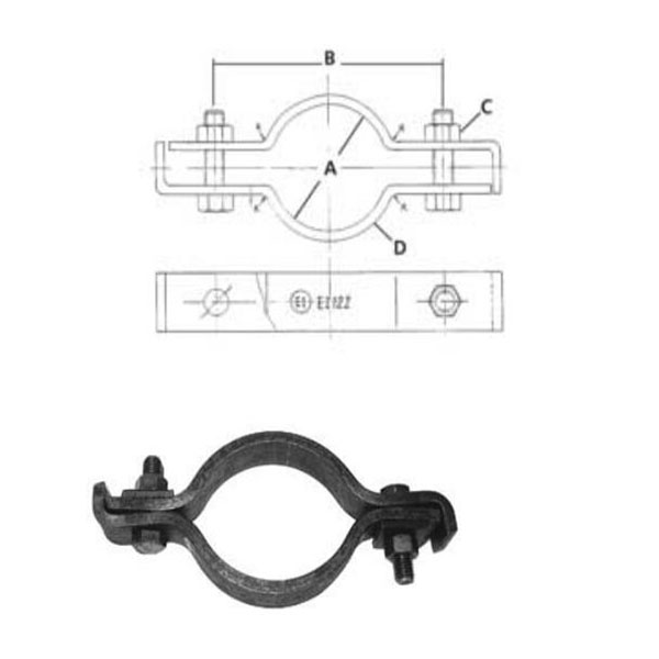 122 Bell Clamp for Waterworks