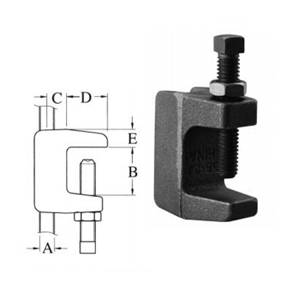 3033 Wide Mouth Top Beam Clamp